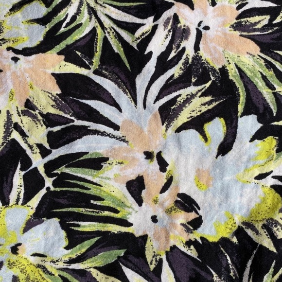 Volcom Girls Flowy Tropical Flower Dressy Tank Top L XL 10 12 14 16 - Picture 5 of 8